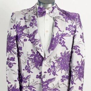 Big and Tall Mens Tuxedos Jacket - Big and Tall Dinner Jacket Bowtie Included -
